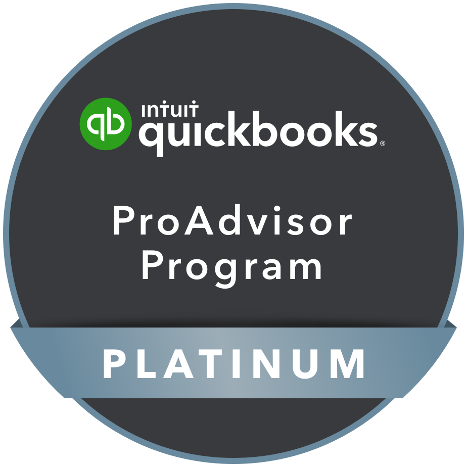Intuit QuickBooks ProAdvisor Program Platinum badge